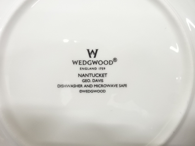  WEDGWOOD　ウェッジウッド　ナンタケット　B&amp;Bプレート(26センチ)　洋食器